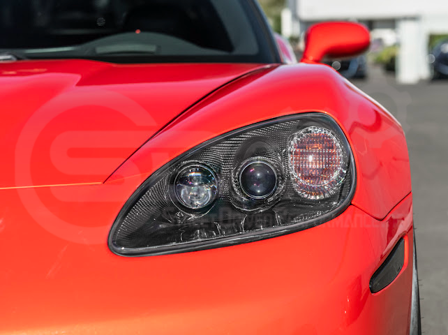 2005-2013 CHEVROLET CORVETTE C6 | FACTORY OEM STYLE CARBON FIBER  HEADLIGHTS HOUSING REPLACEMENT